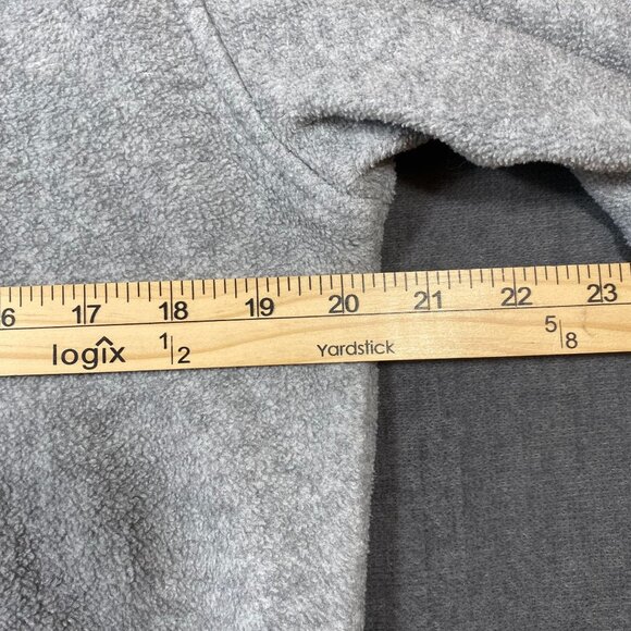 Old Navy Gray Quarter Zip Pullover Fleece Sweatshirt Chest Pocket Mens Size M - Picture 9 of 9